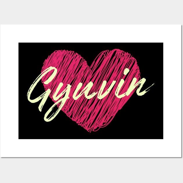 Gyuvin Heart ZEROBASEONE Wall Art by wennstore